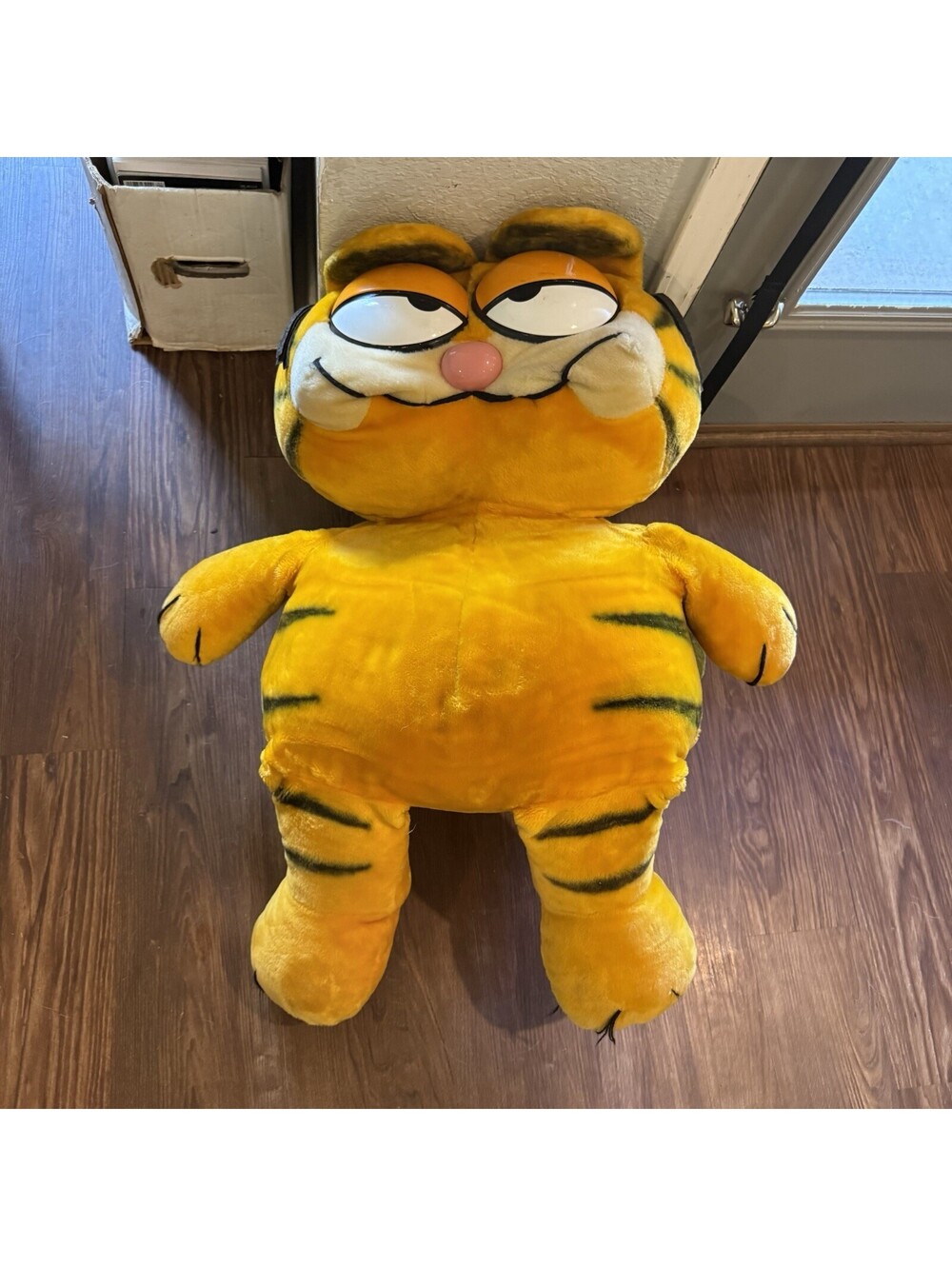Vintage 1981 Ultra RARE Dakin Garfield The Cat Plush Huge & Fat 32” Fun Farm
